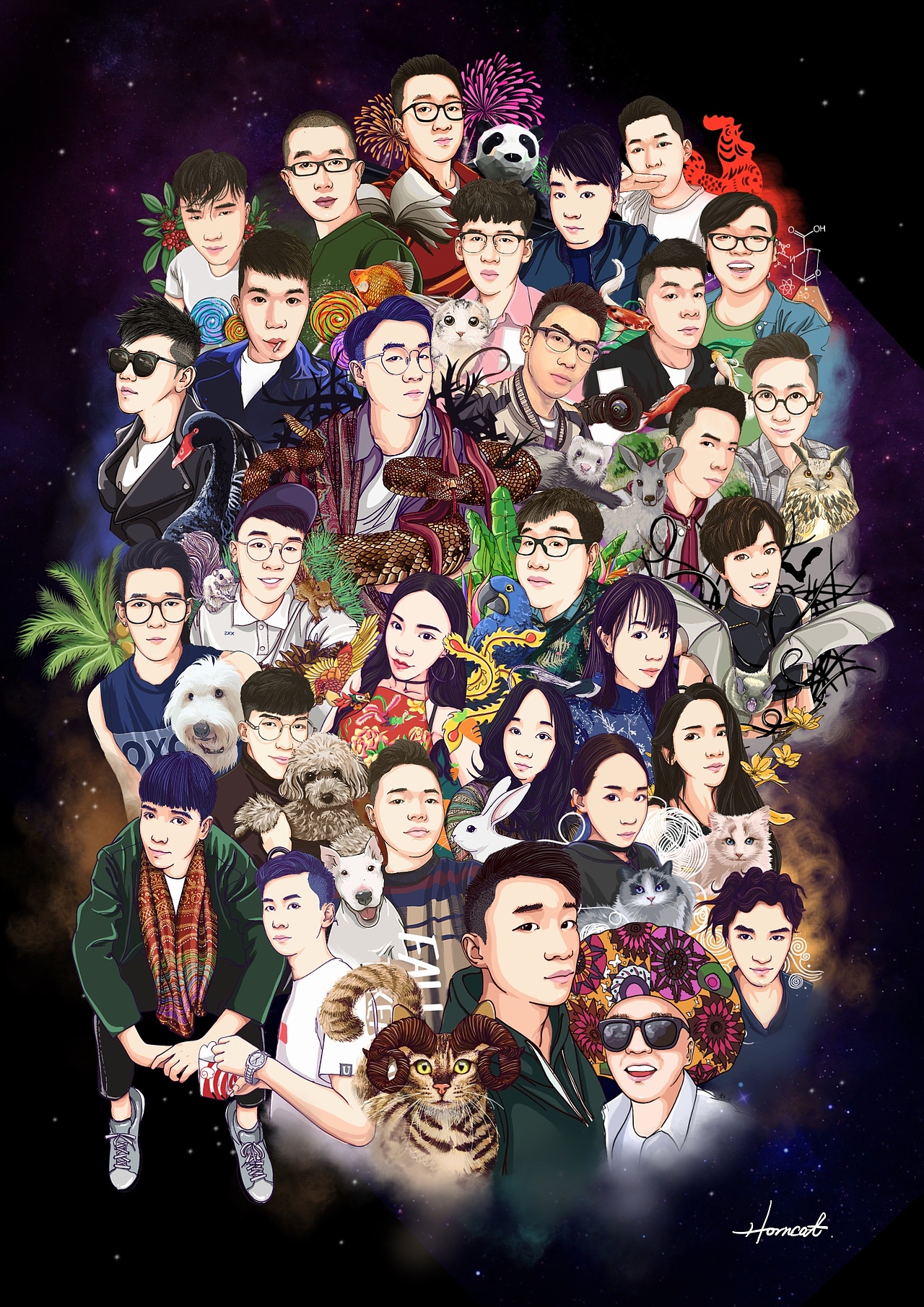 2017年作品总结（图ZMTAwNDg4MDY0） - 创作习作 - 站酷设计师Horn张弛原创素材 - 站酷ZCOOL