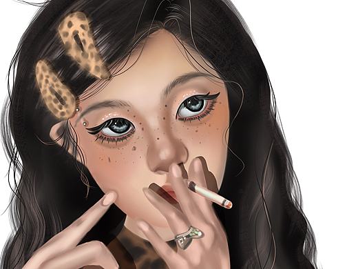 伪厚涂写实风头像～