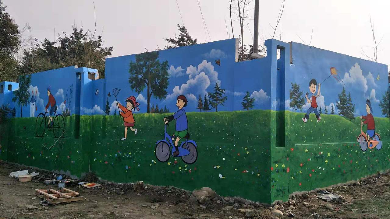 3D墙绘,3D墙画,成都墙绘,成都彩绘,成都壁画