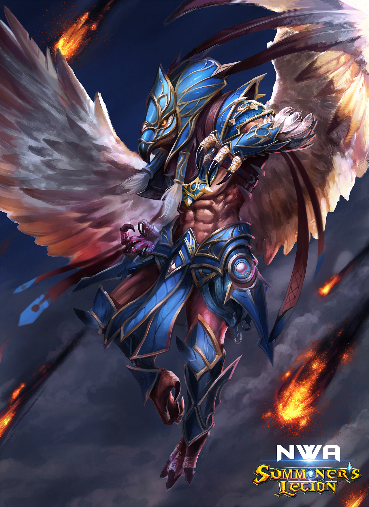NWA Summoner's Legion 卡牌插画（图ZMjQwMTU5NDQ=） - 商业插画 - 站酷设计师QueenStudios原创素材 - 站酷ZCOOL