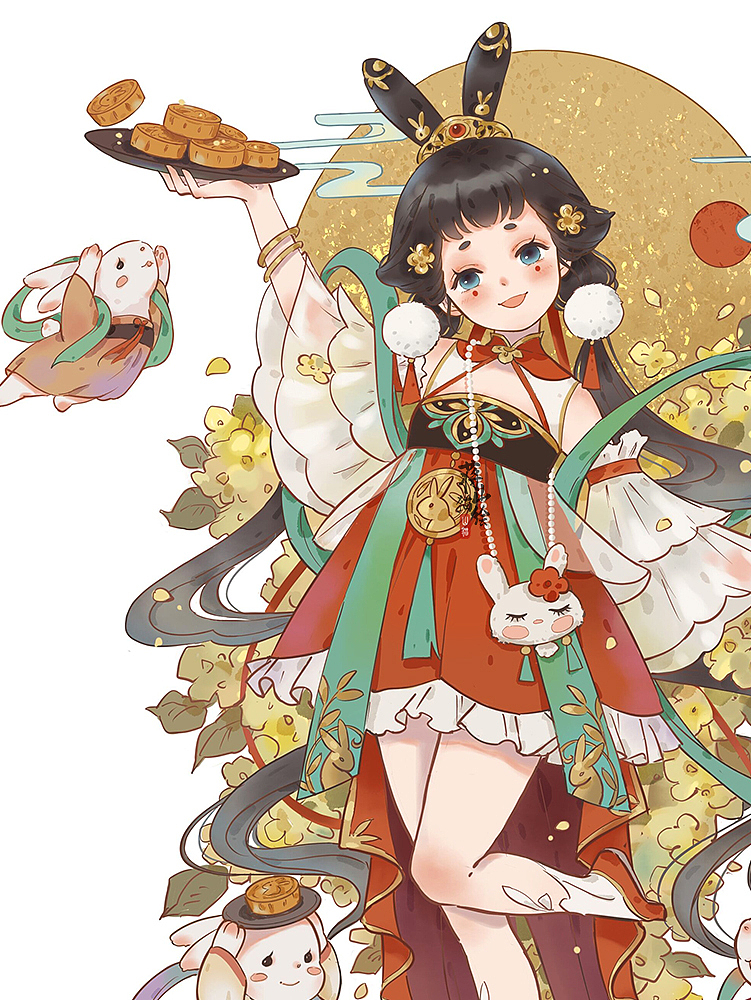 中秋（图ZMzE0Mzc4NTU2） - 创作习作 - 站酷设计师蒋山猫原创素材 - 站酷ZCOOL