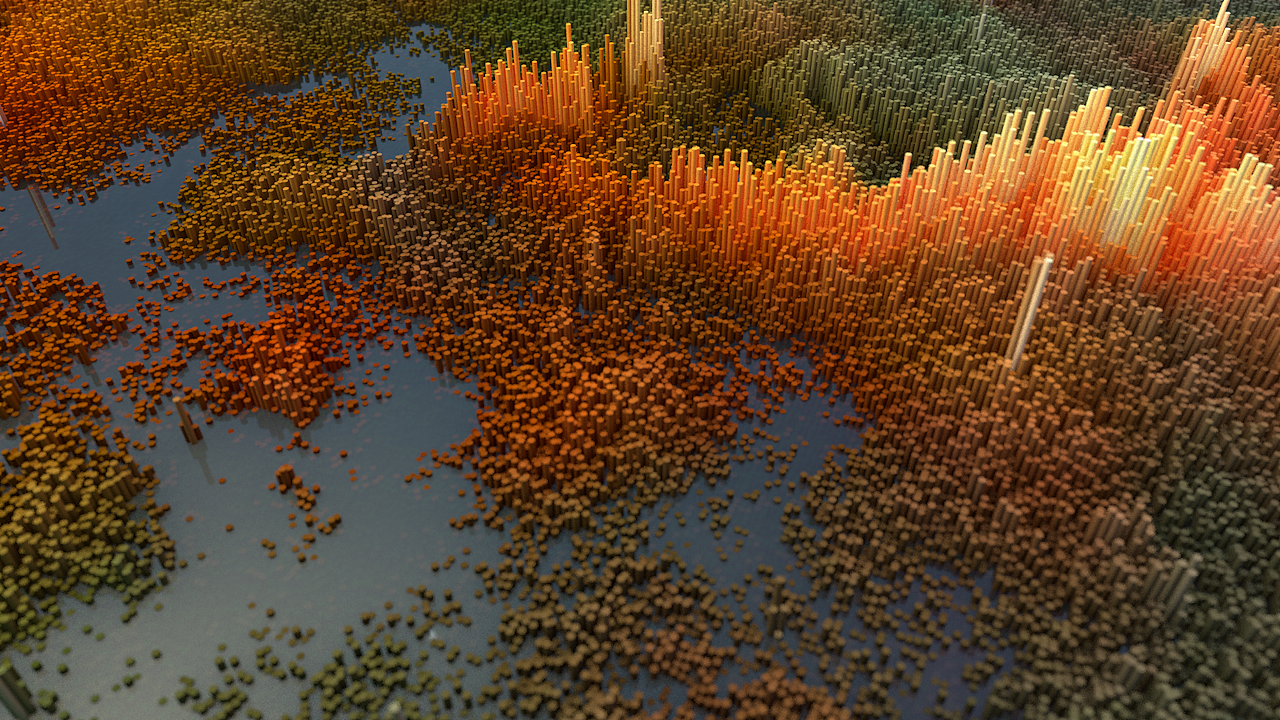 Cinema 4D 色彩斑斓的Topographies（图ZNDgwMjY4MjA=） - 场景 - 站酷设计师SeLinink原创素材 - 站酷ZCOOL