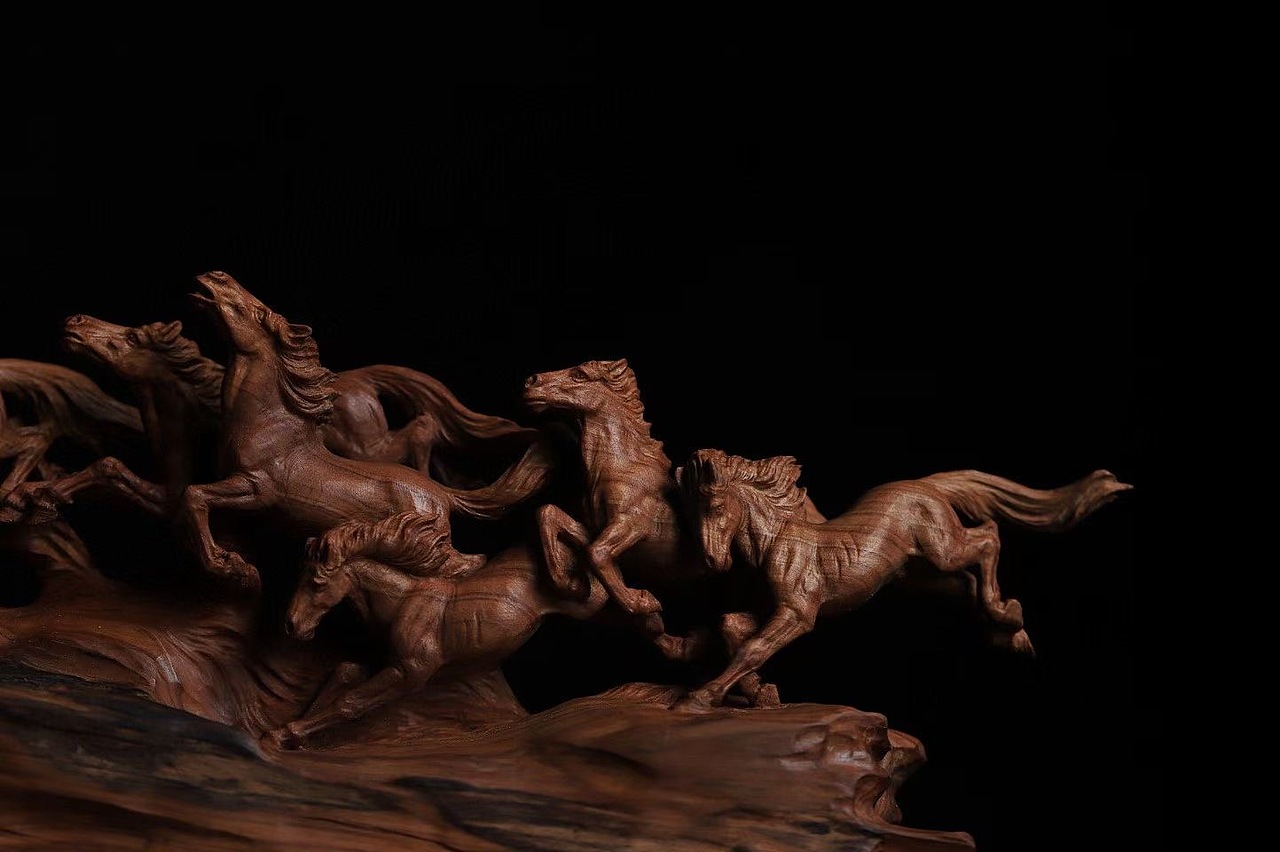 老山檀 | 八骏图