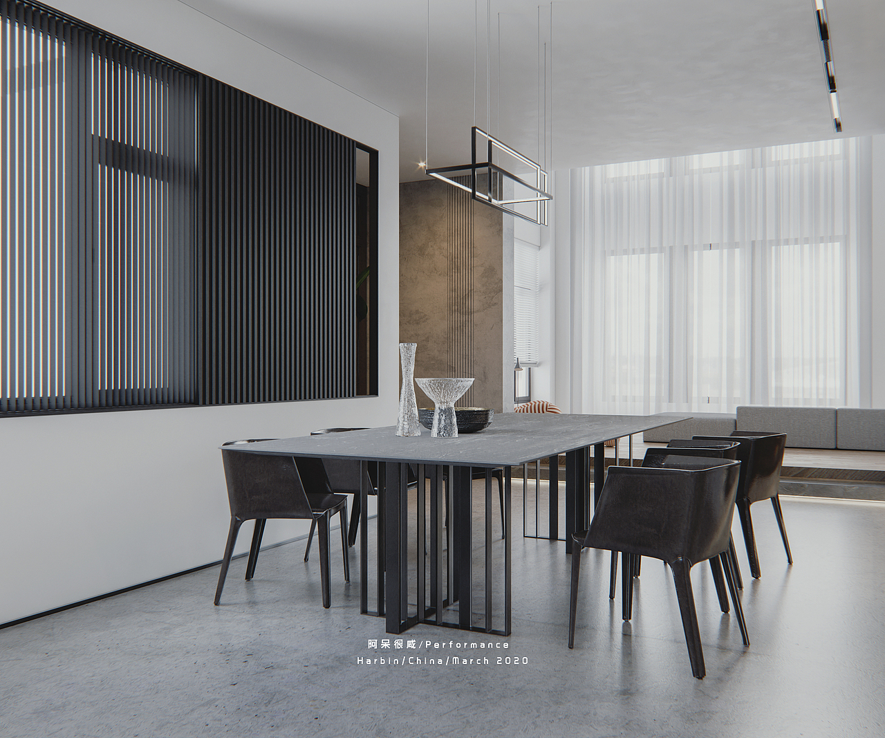 现代别墅·客厅