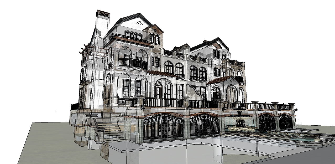 西班牙別墅（图ZNDU4NjMxNzI=） - 建筑设计 - 站酷设计师Angelpyp原创素材 - 站酷ZCOOL