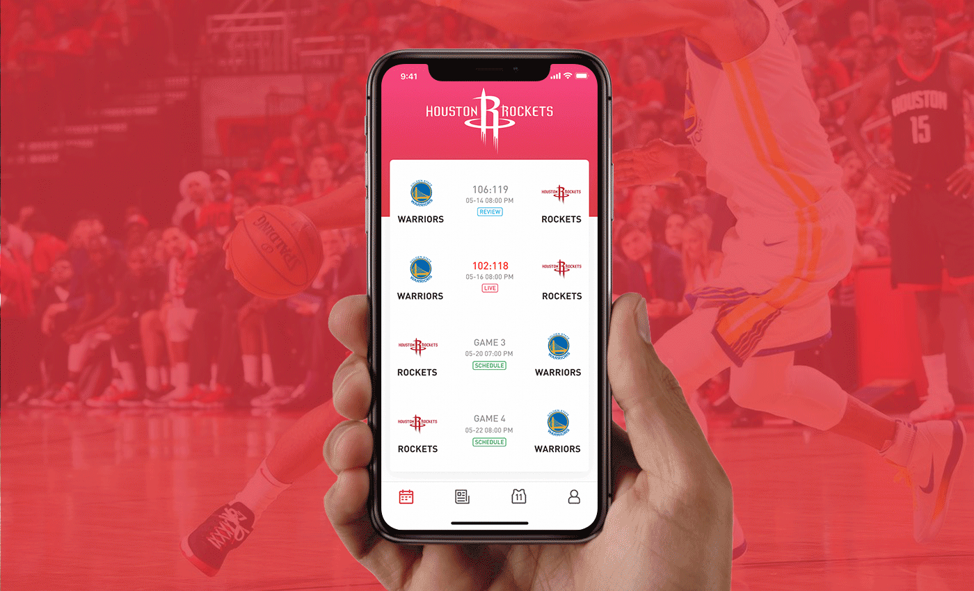 [ROCKETS] 火箭队官方APP概念设计（图ZMTE2MTA3NTgw） - APP界面 - 站酷设计师Luphy原创素材 - 站酷ZCOOL