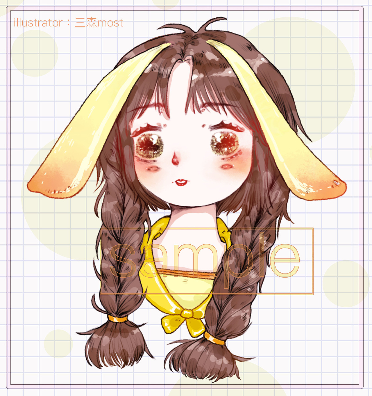 最近画的一系列兽耳拟人小可爱。