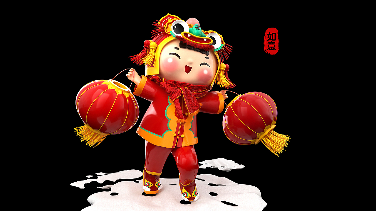 虎娃招财童子善财童子