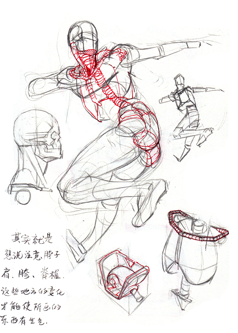 【干货】春哥制造:人体结构绘画药方系列(一)(图ZMjIxNDE0OTI=) - 创作习作 - 站酷设计师画画的春哥原创素材 - 站酷ZCOOL