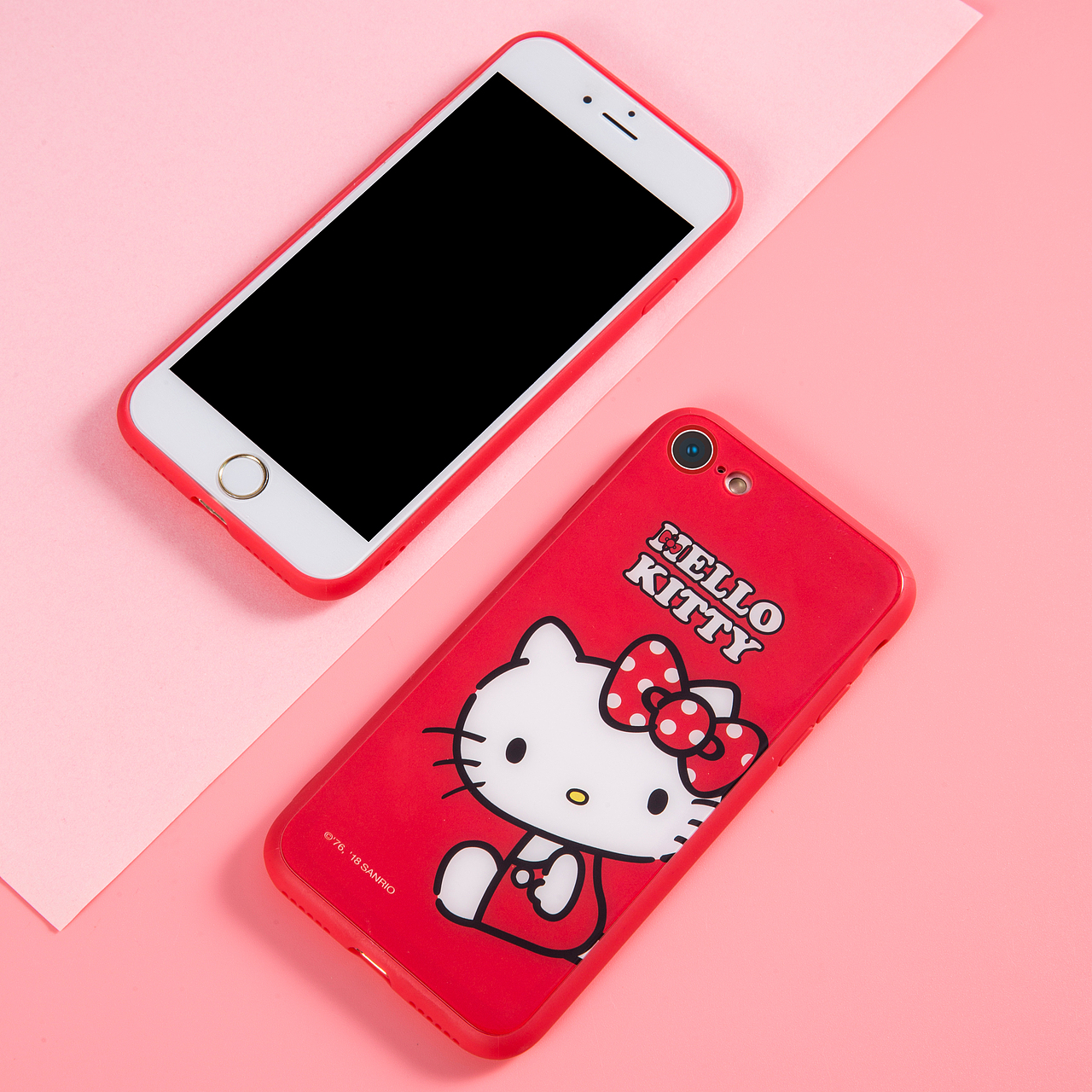 helloKitty红色新年手机壳