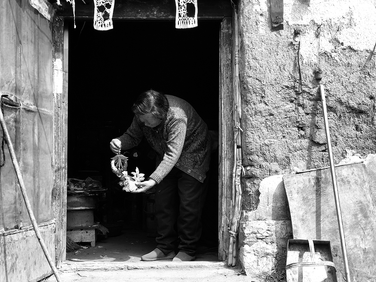 (摄影)《爷爷、奶奶》- iPhone8 plus拍摄