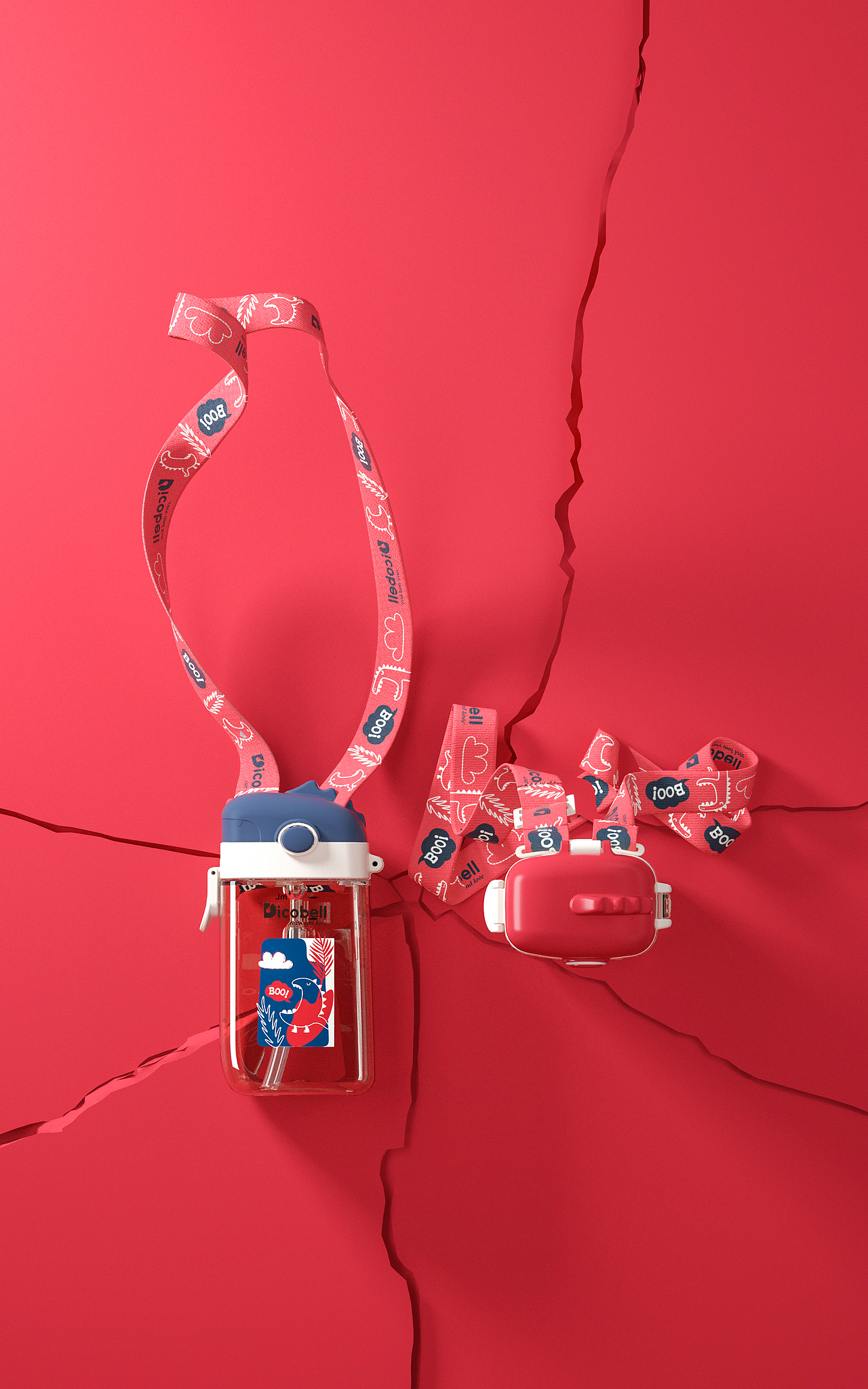 【母婴用品】Docbell迪可贝儿方形恐龙水杯详情设计（图ZMjg4Njg2ODYw） - 产品 - 站酷设计师Fukumaru原创素材 - 站酷ZCOOL