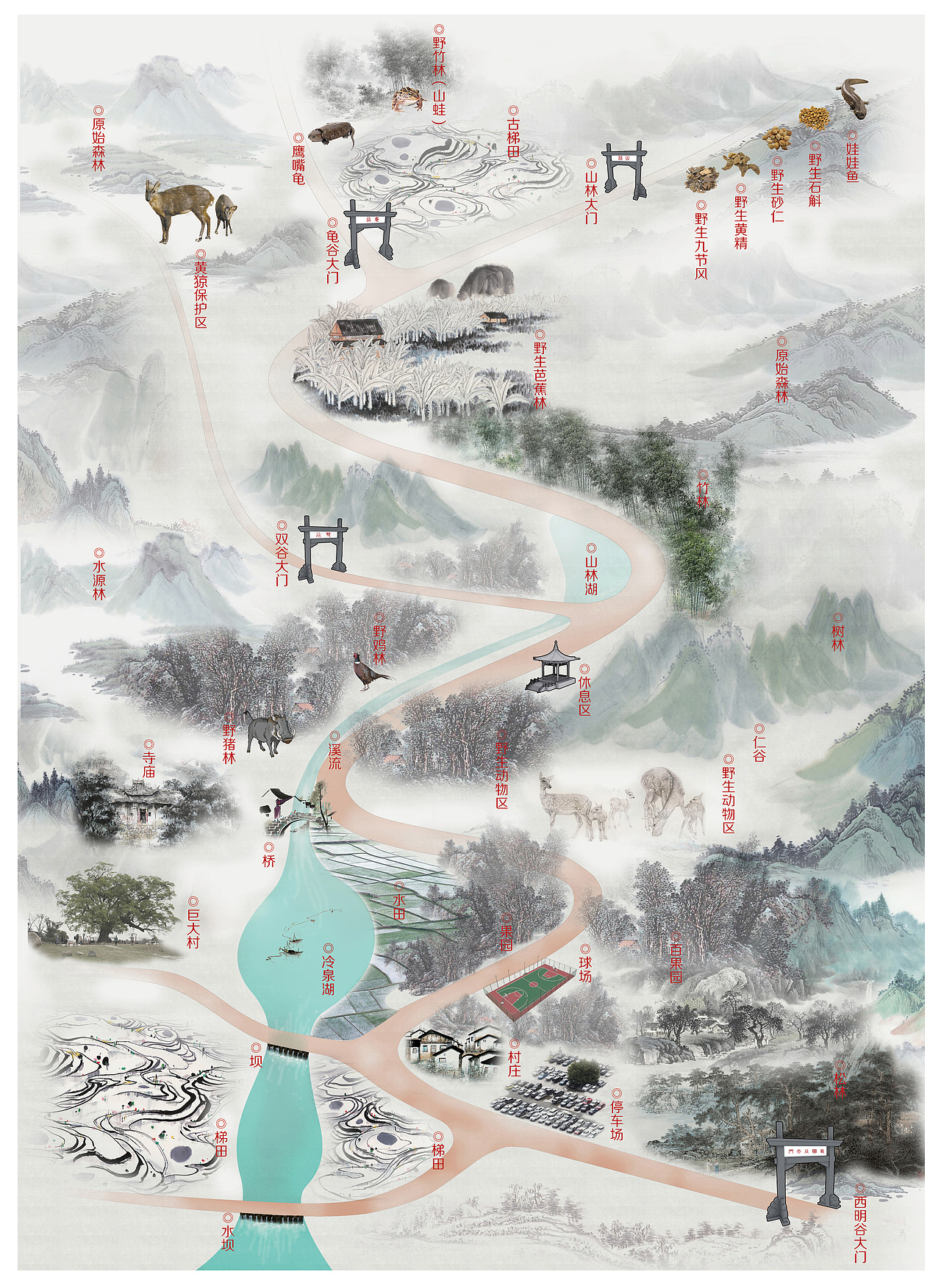 山珍の导图 · 2015（图ZMzkzMTQ4MTI=） - 其他平面 - 站酷设计师OANNAO原创素材 - 站酷ZCOOL