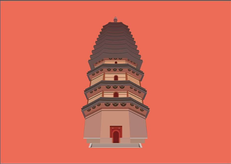 河北定州建筑（图ZMjQwNjk4NTk2） - 其他平面 - 站酷设计师刘娅婍原创素材 - 站酷ZCOOL