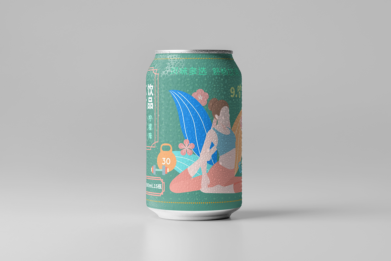 娃哈哈苏打水包装设计|平面|包装|奈一口甜 - 原创作品 - 站酷 (zcool