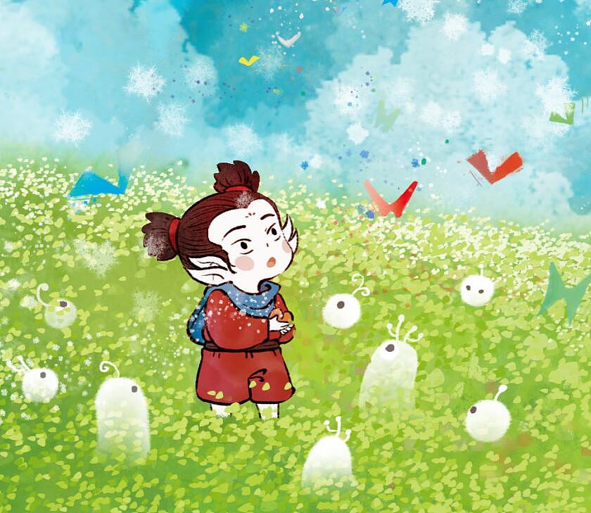 四季有熊（图ZMTY3MDkzMjQw） - 绘本 - 站酷设计师田里予原创素材 - 站酷ZCOOL
