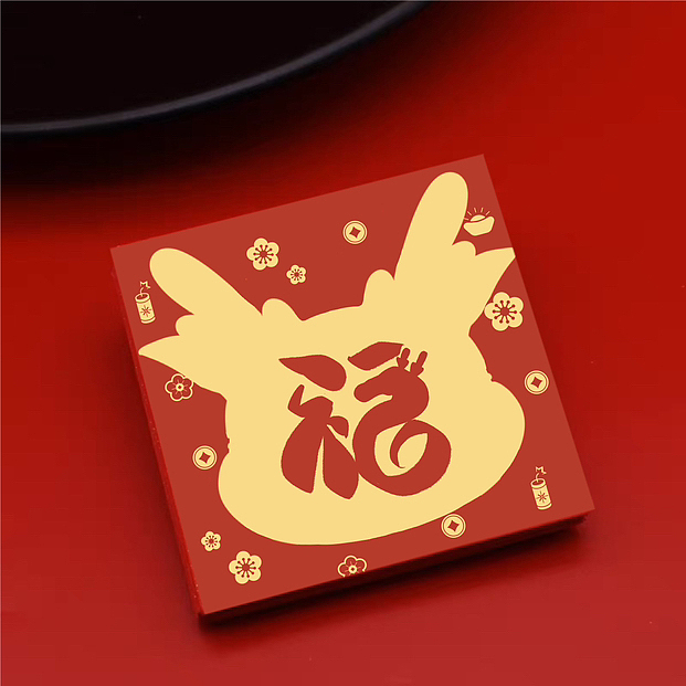 龙年烫金红包图案设计（图ZMzU2MzkzMjMy） - 商业插画 - 站酷设计师画画的洲洲原创素材 - 站酷ZCOOL