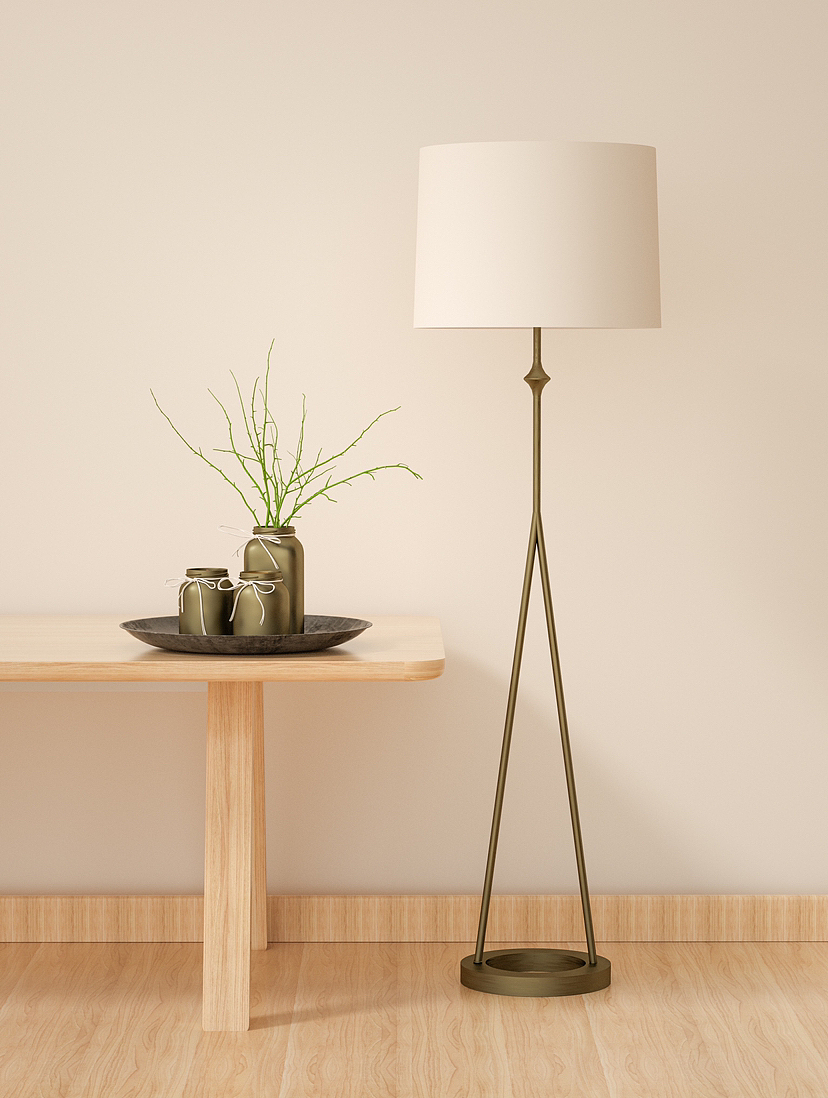 一组台灯渲染图