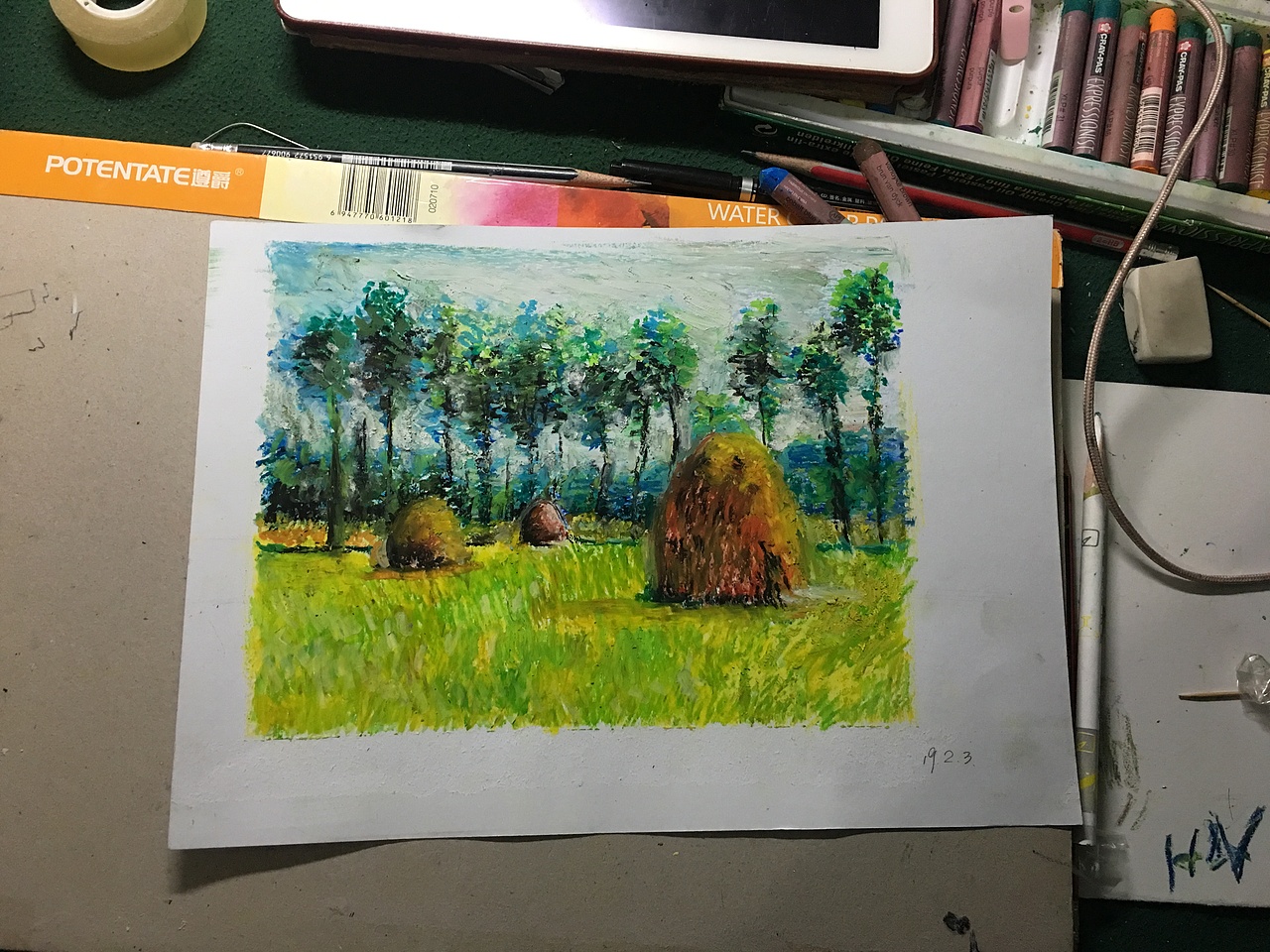 油画棒画（图ZMTQzOTIyNDA0） - 绘画 - 站酷设计师寝室长大师原创素材 - 站酷ZCOOL