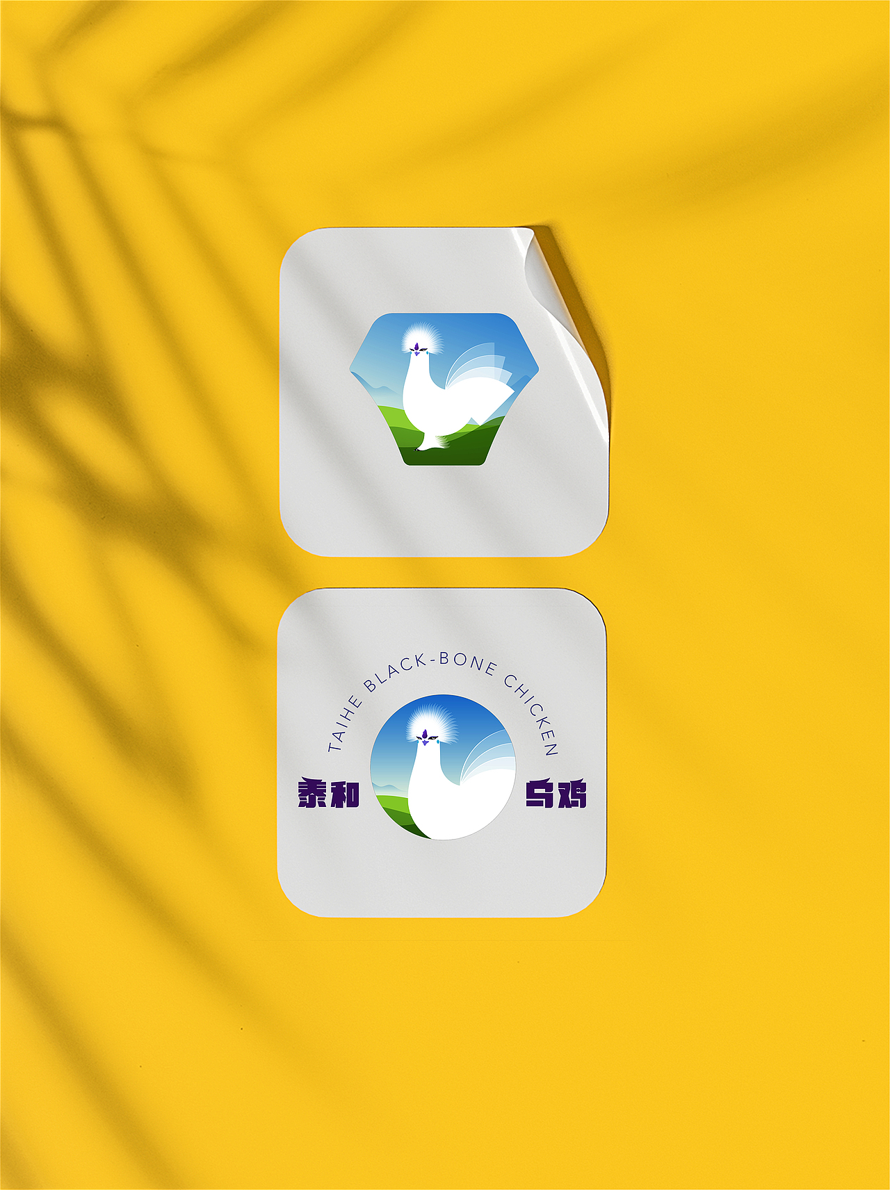 泰和乌鸡品牌形象logo