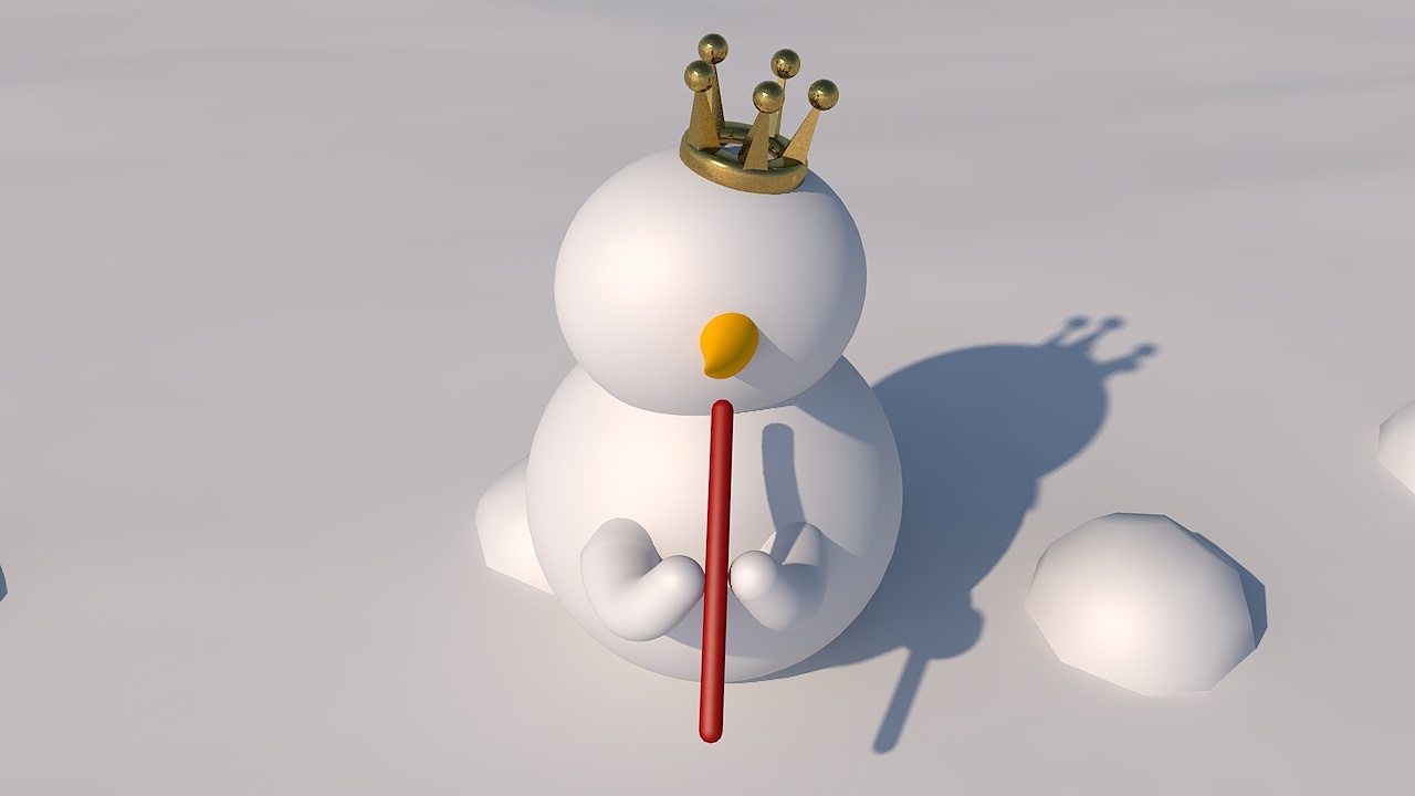蜜雪冰城3d雪王