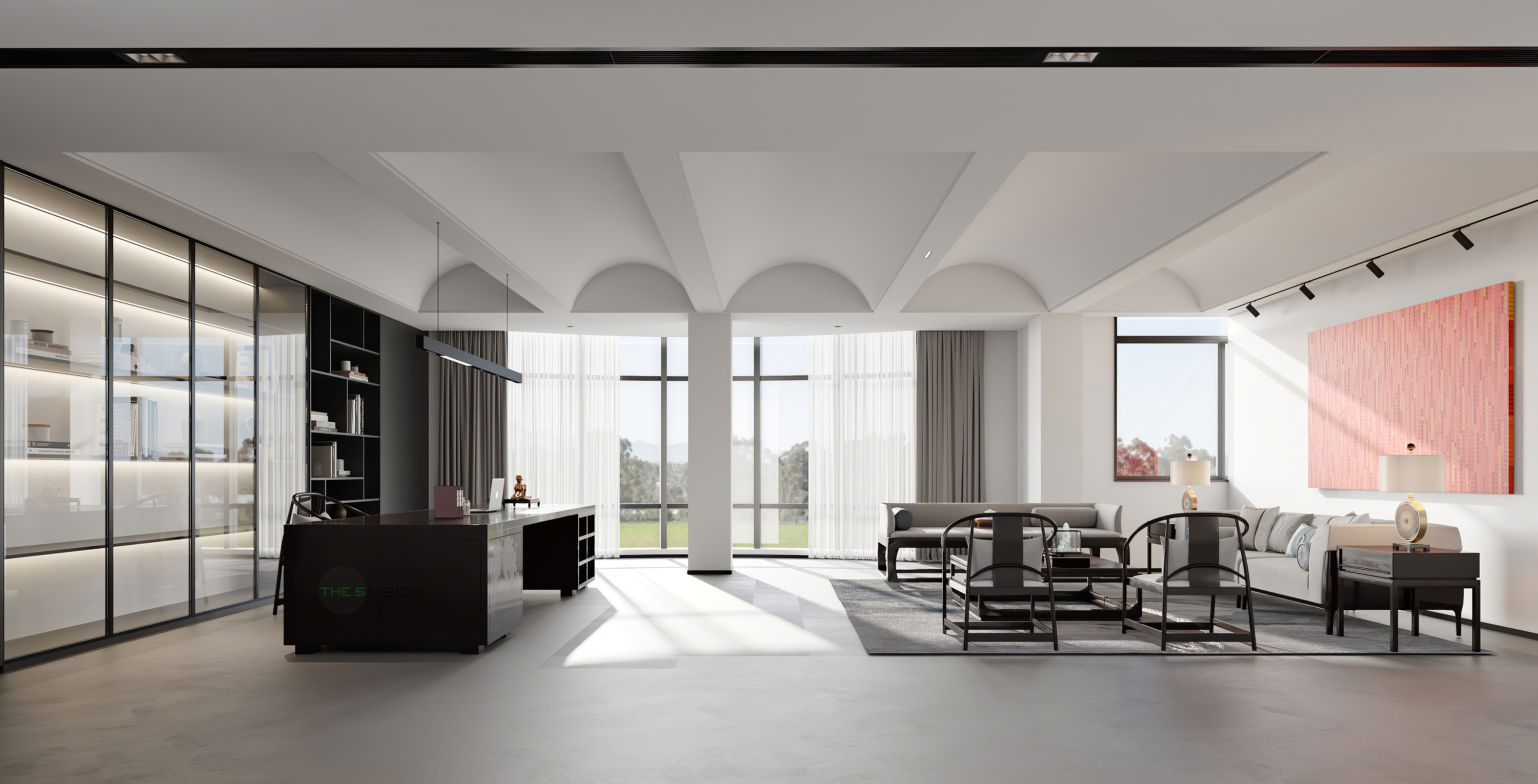 服装办公室 展厅|空间|商业空间设计|霸都thes - 原创作品 - 站酷