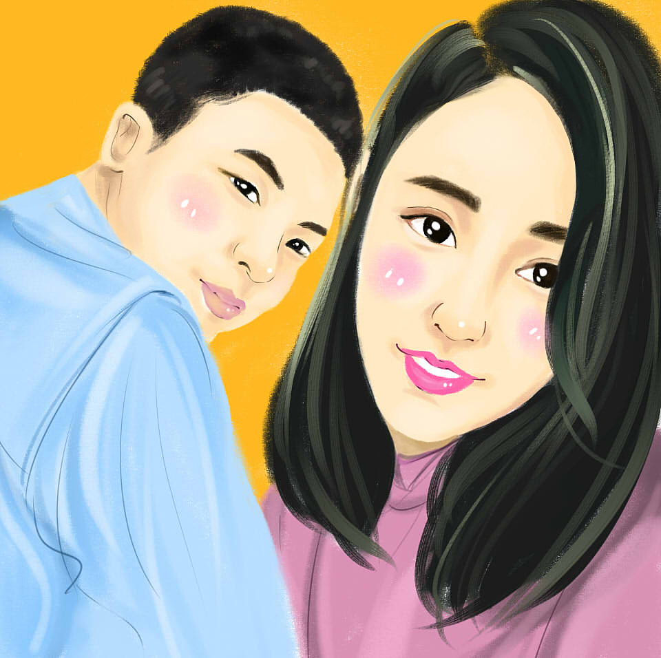 手绘卡通人物头像（图ZMTM4MzYyNzcy） - 绘本 - 站酷设计师zjnnnnn原创素材 - 站酷ZCOOL