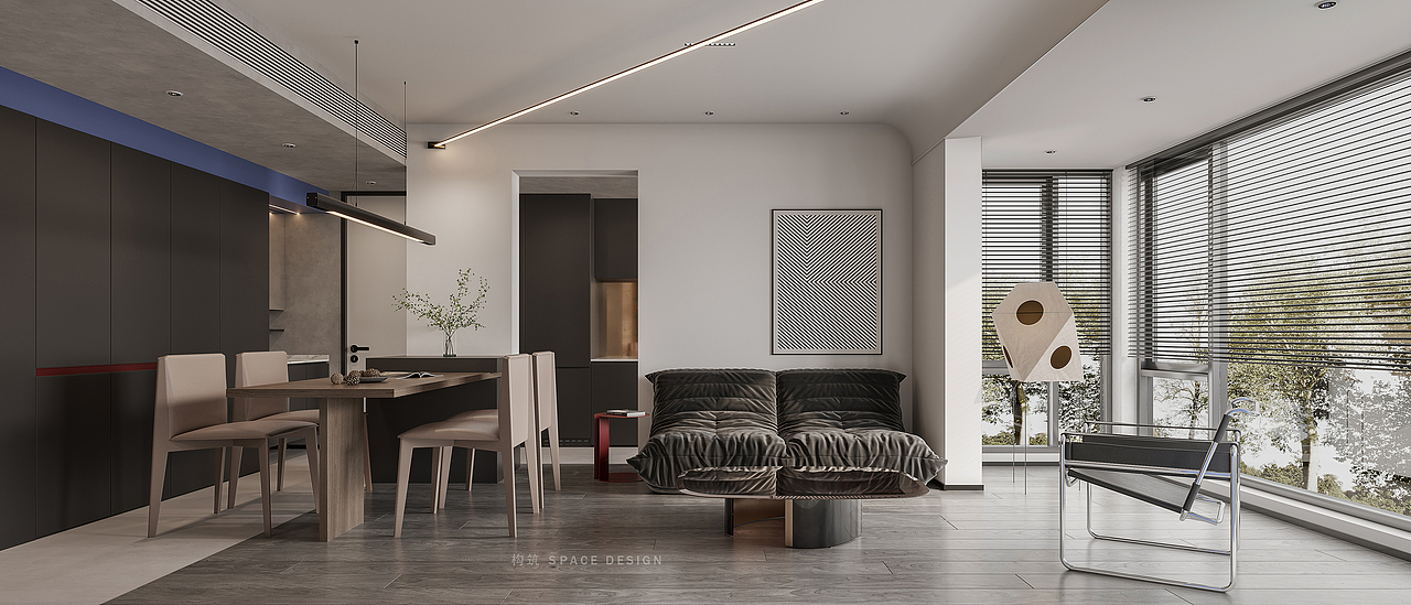 构筑空间 — 暗黑系私宅空间