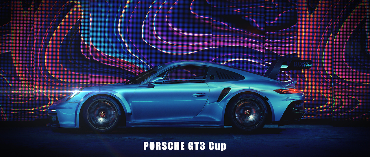 《PORSCHE GT3 Cup》UE4汽车渲染（图ZMjU3NjAxNDc2） - 机械/交通 - 站酷设计师lando睡不醒原创素材 - 站酷ZCOOL