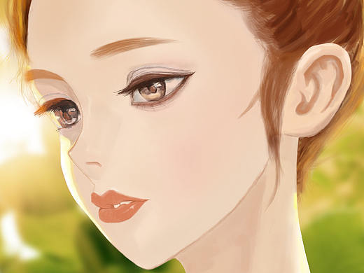阳光少女临摹（个人主页-ZMjQ1MzkyMjA=） - 创作习作 - 站酷设计师嘉嘉c原创素材 - 站酷ZCOOL