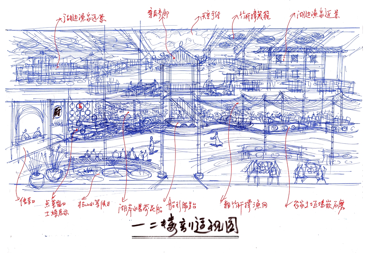 2020室内设计概念方案手绘草图（图ZMjI3NDE0NDM2） - 建筑/空间 - 站酷设计师手绘老师王大叔原创素材 - 站酷ZCOOL