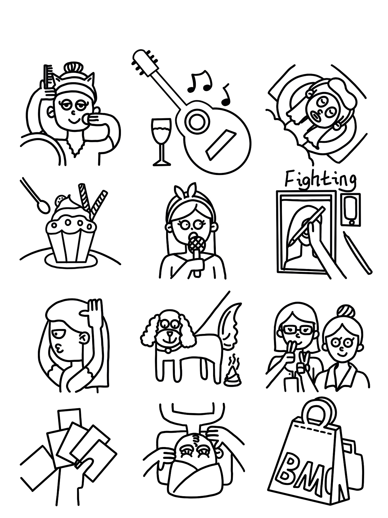 十一假期（圖ZMjczMDM4ODc2） - 商業(yè)插畫 - 站酷設(shè)計師甜橙sweetorange原創(chuàng)素材 - 站酷ZCOOL