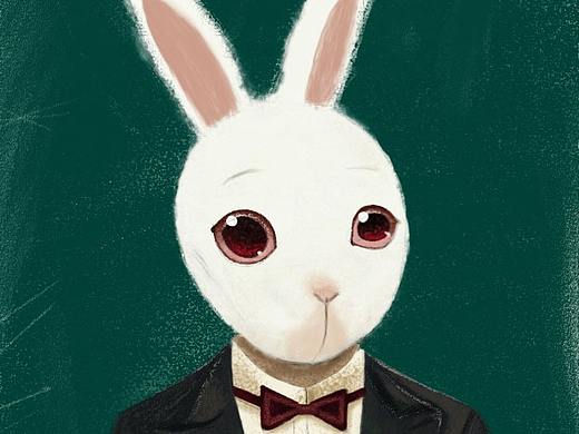 临摹兔子（个人主页-ZMzM1NzA4MDg=） - 新锐潮流插画 - 站酷设计师三弦子原创素材 - 站酷ZCOOL