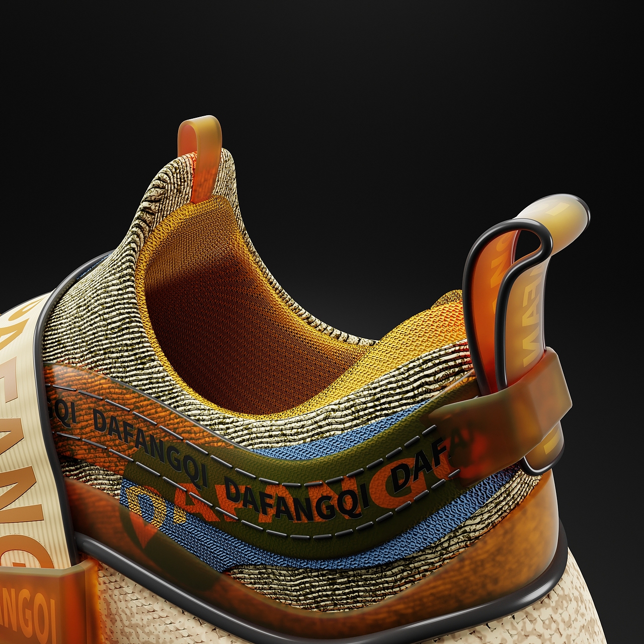 运动鞋建模材质练习