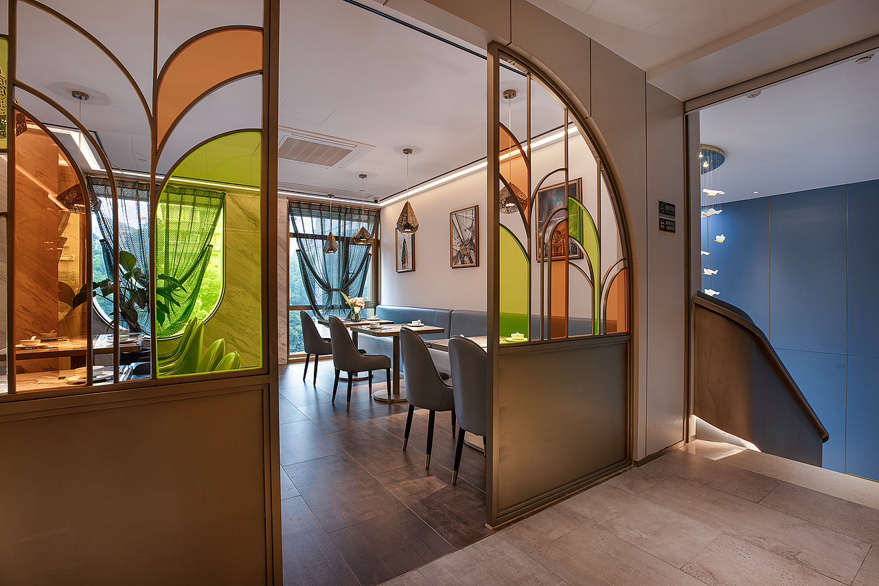 杭州品回味清真西北餐厅设计