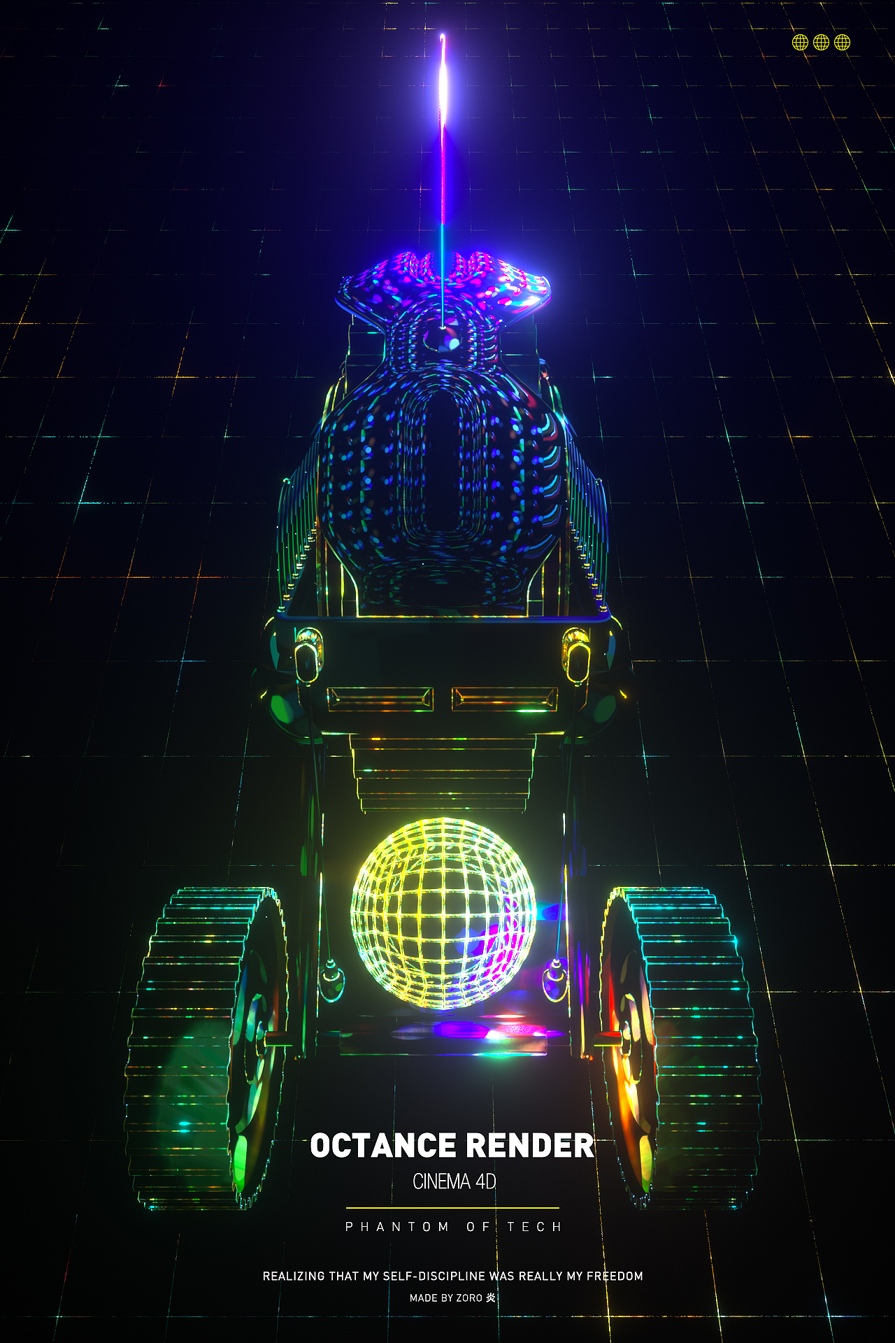Phantom of Tech（图ZMjI2NjY4NDA0） - 其他三维 - 站酷设计师Zoro_Han原创素材 - 站酷ZCOOL