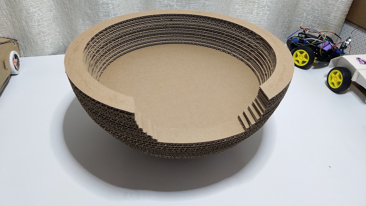 瓦楞纸板猫窝结构设计