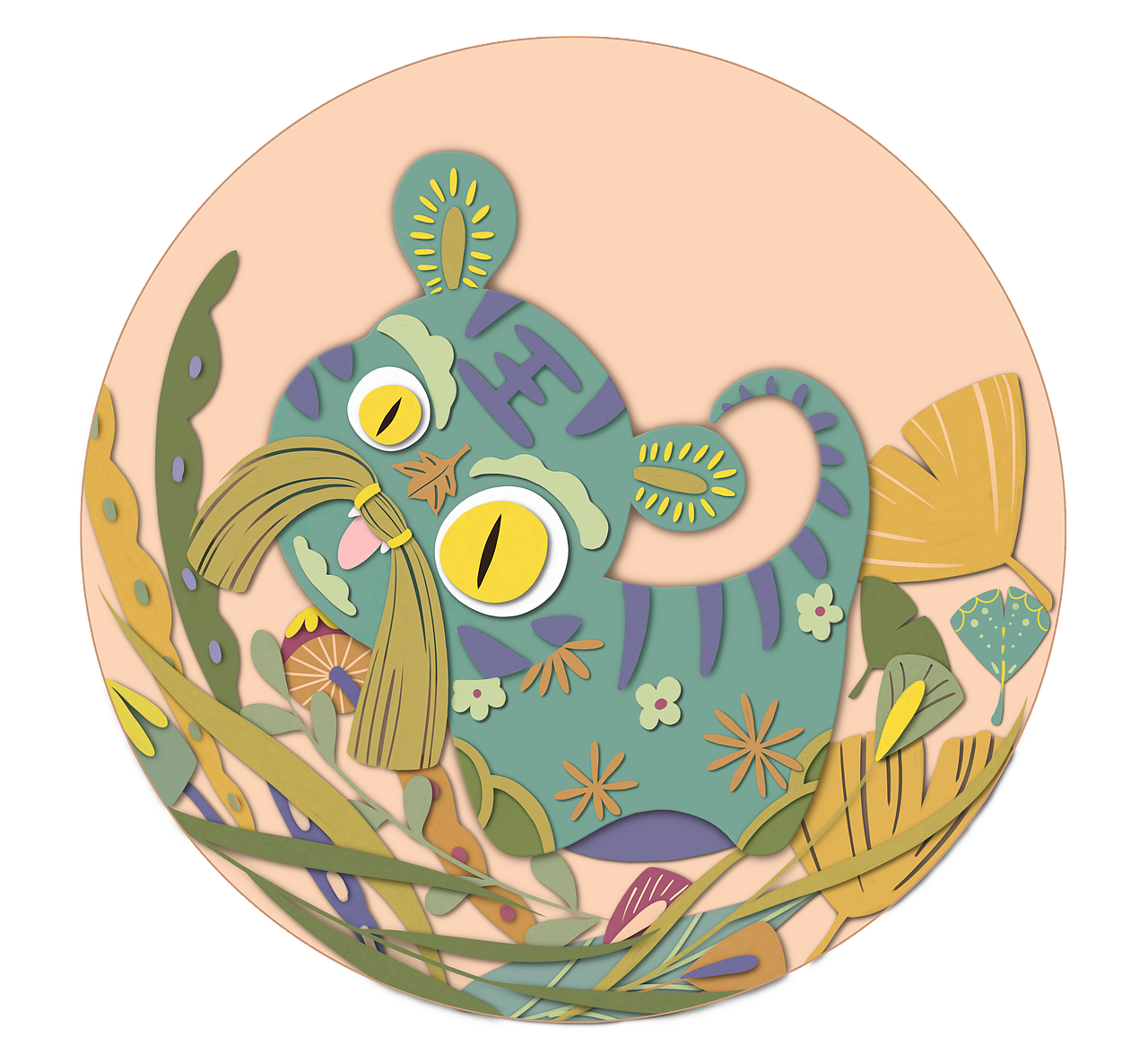 虎年 福禄寿（图ZMjg2Nzk1MjMy） - 商业插画 - 站酷设计师广白GB原创素材 - 站酷ZCOOL