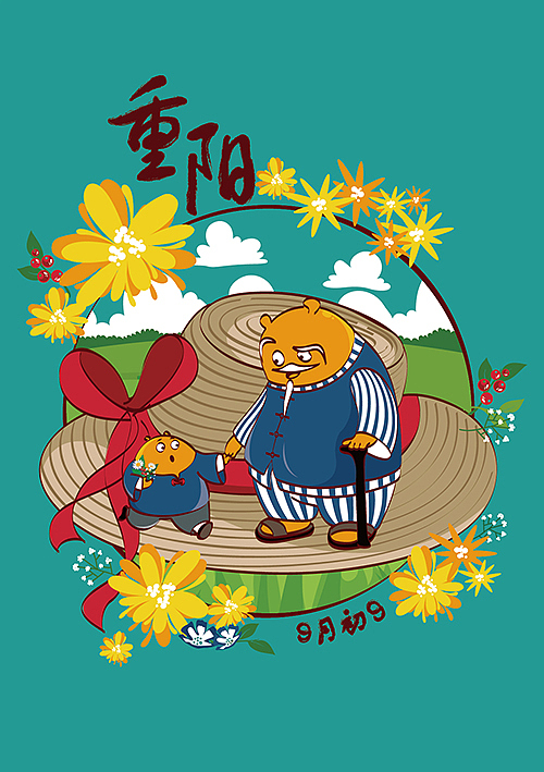 豆福传系列插画2014-2016（图ZNjkyMzQyODQ=） - 商业插画 - 站酷设计师momoyi原创素材 - 站酷ZCOOL
