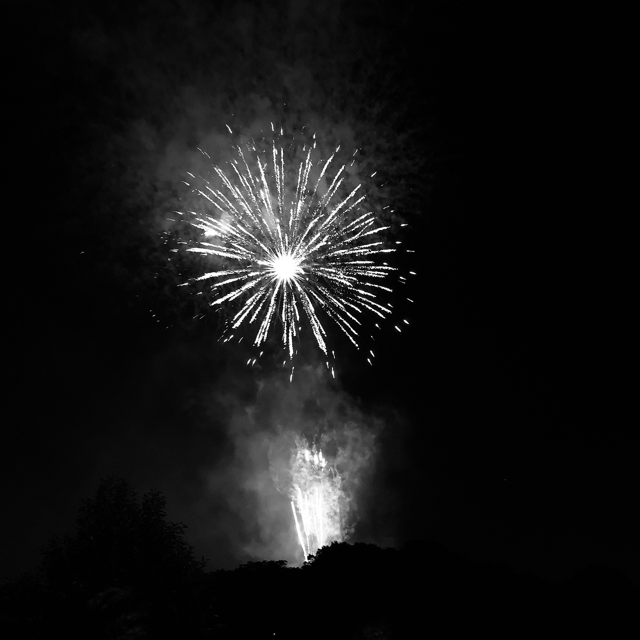街拍夏日烟花大会