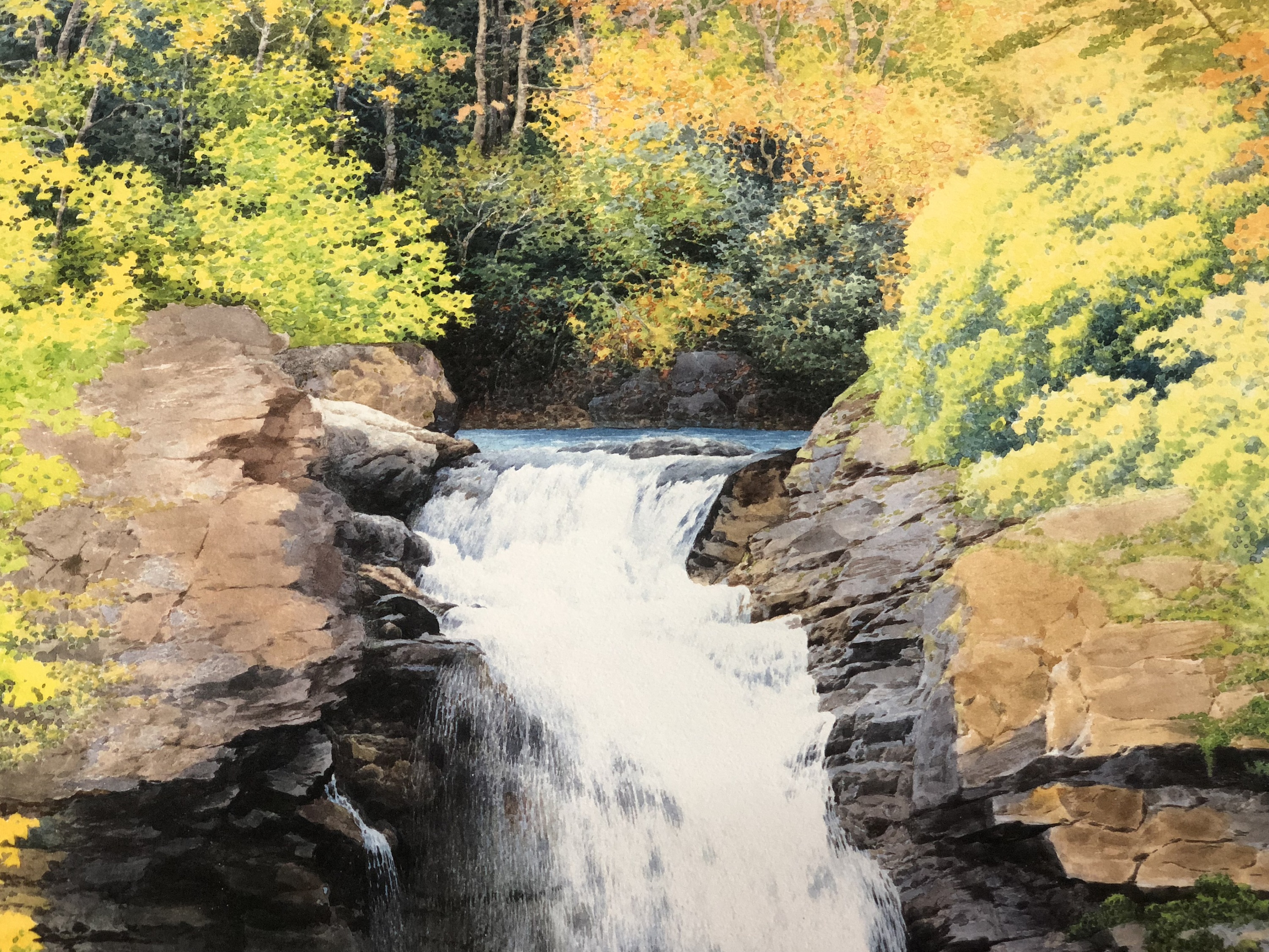 秋天的童话|纯艺术|绘画|黄有维水彩 - 原创作品 - 站酷 (zcool)