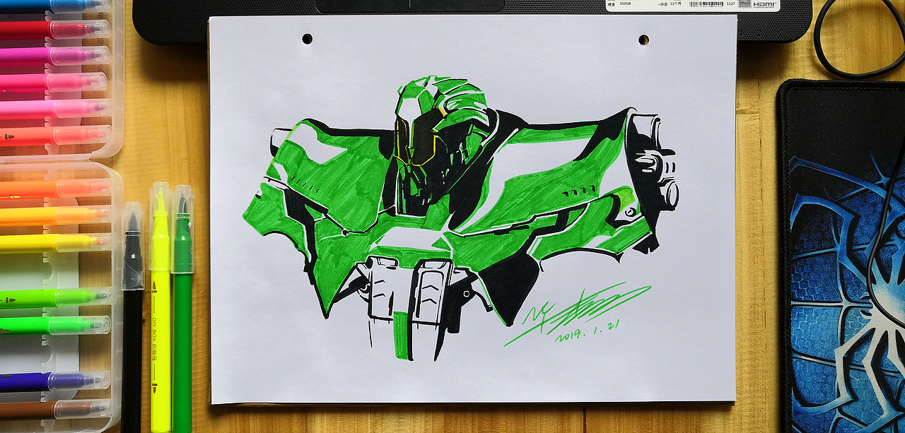 环太平洋2机甲大全【水彩笔画】