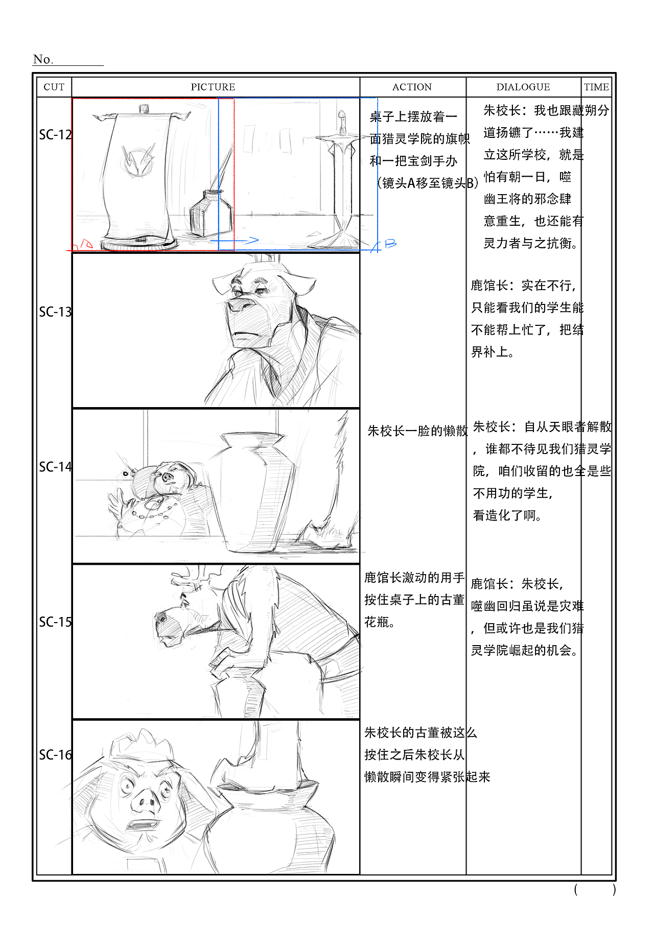 分镜（图ZMTY4MzU3OTA0） - 动画片 - 站酷设计师红鲸原创素材 - 站酷ZCOOL