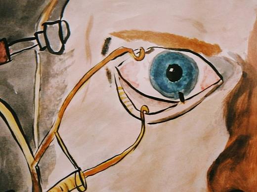 睜開眼，好好工作！——《發(fā)條橙》（個(gè)人主頁(yè)-ZNDQ1NDc5OTY=） - 創(chuàng)作習(xí)作 - 站酷設(shè)計(jì)師錢水兔原創(chuàng)素材 - 站酷ZCOOL