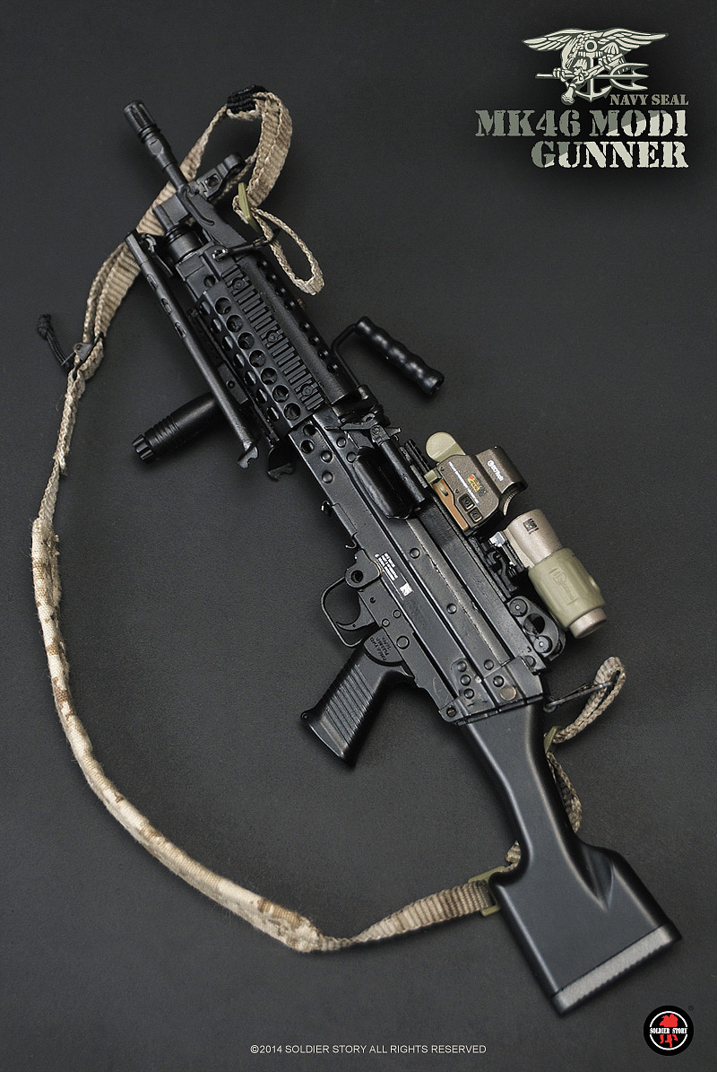 SoldierStory 美国海军海豹突击队 MK46 MOD1机鎗手（图ZMTExMDIwNDI4） - 手办/模玩 - 站酷设计师SoldierStory原创素材 - 站酷ZCOOL