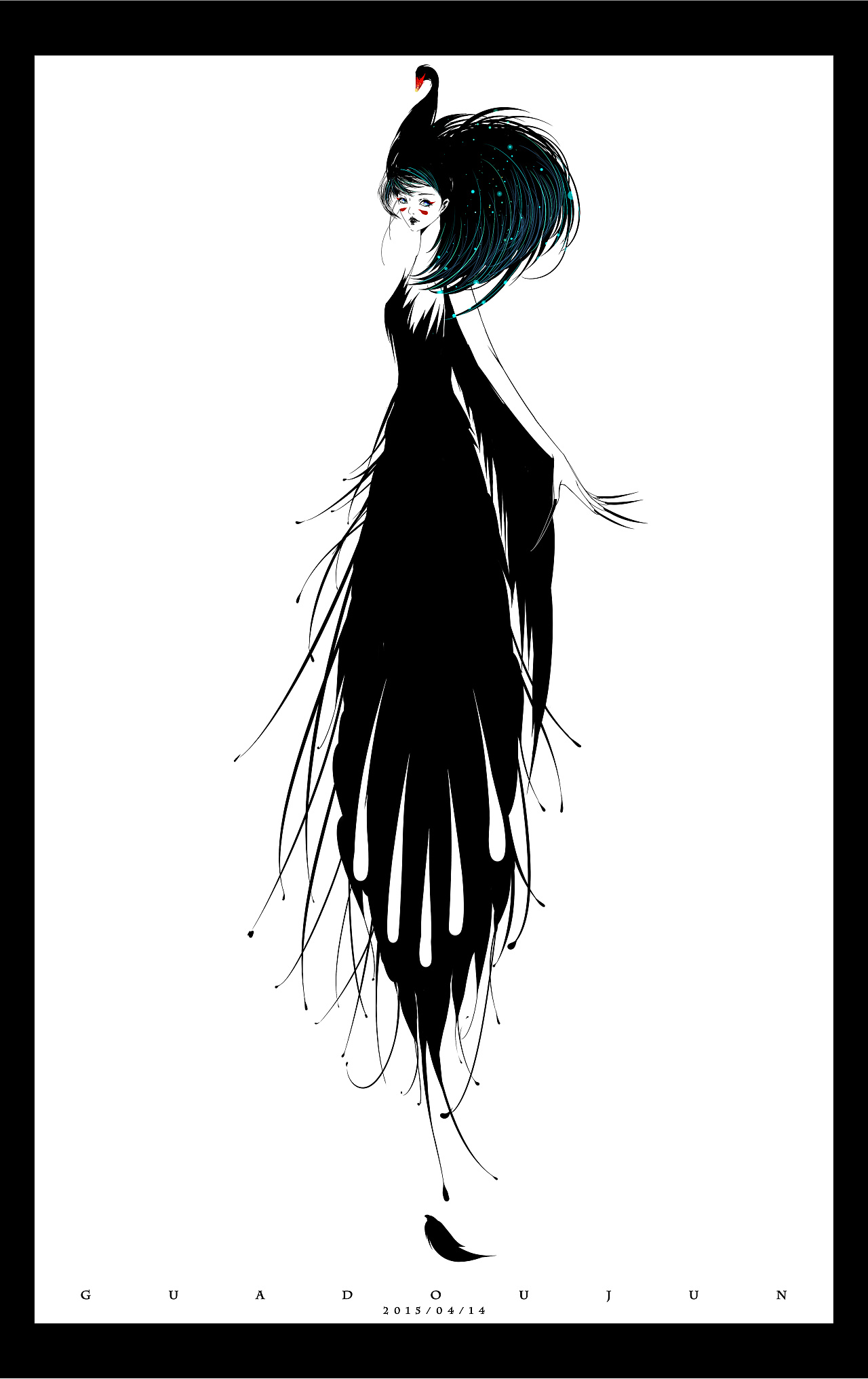 黑天鹅 - 原创作品 - 站酷(zcool)