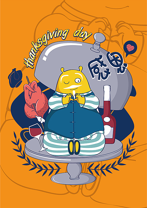 豆福传系列插画2014-2016（图ZNjkyMzQwNjQ=） - 商业插画 - 站酷设计师momoyi原创素材 - 站酷ZCOOL