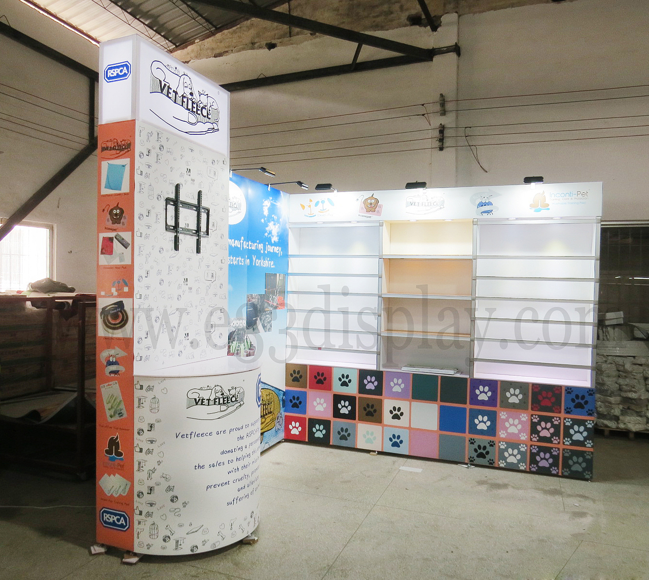 展会展柜设计制作,便携式!