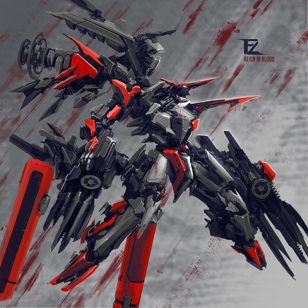 概念机甲设计 1807|插画|概念设定|小鸡出壳 - 原创作品 - 站酷