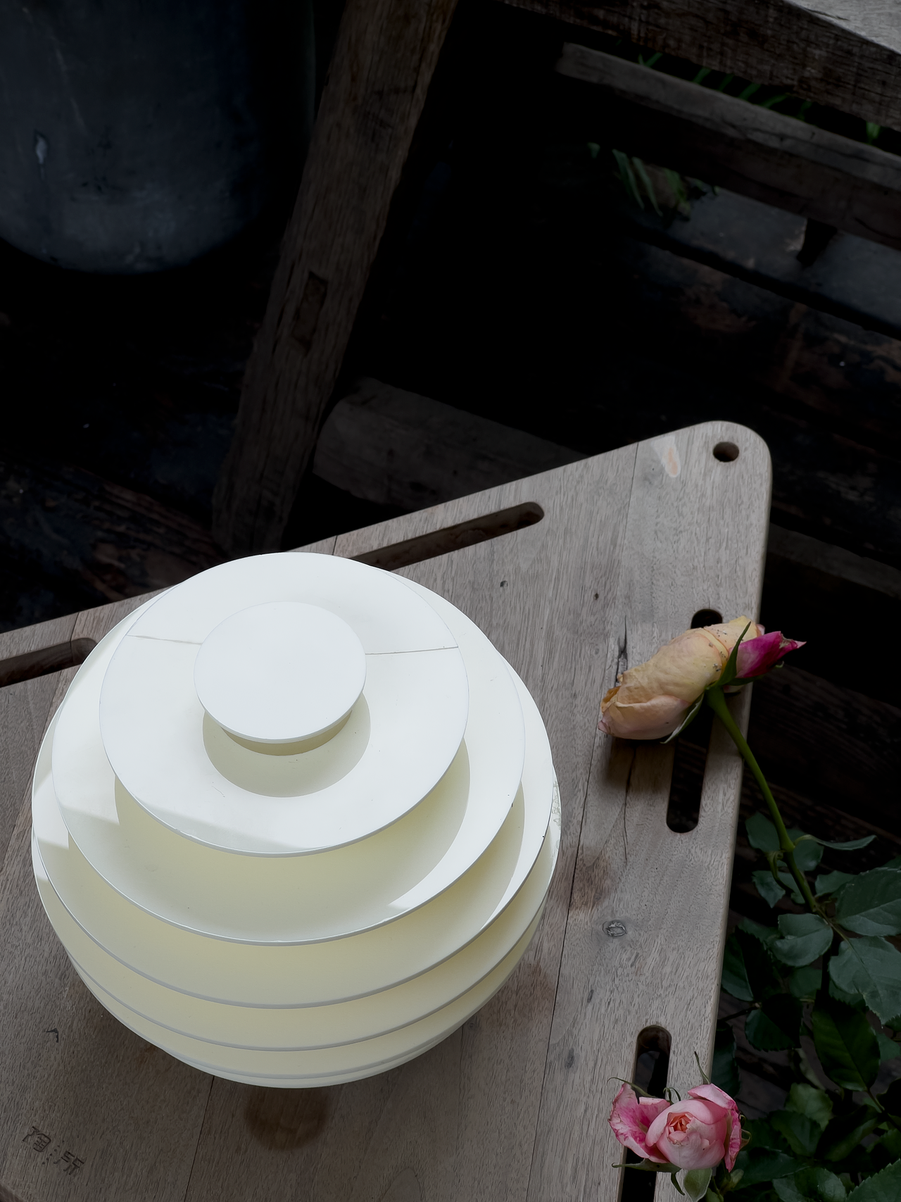 自然系产品摄影 台灯拍摄